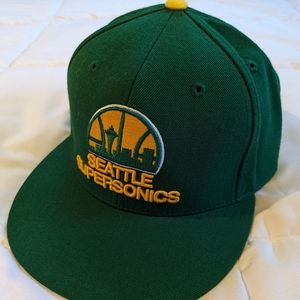 Seattle Supersonics fitted ball cap